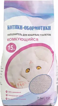 Купить Котики Обормотики Наполнитель для кошек комкующийся