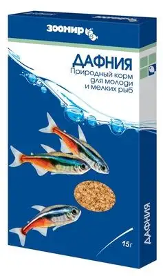 Купить ЗООМИР Дафния корм для рыб, рептилий, земноводных, птиц, коробка