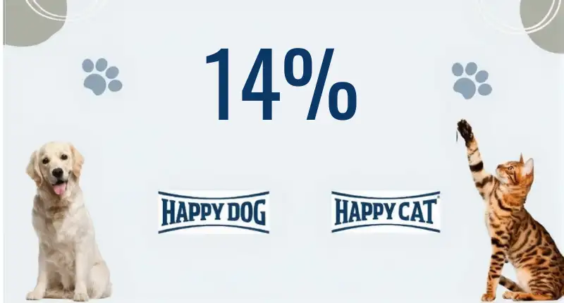 14%.png Скидка на 14% Happy Cat / Dog