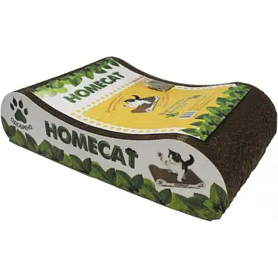 Homecat когтеточка для кошек "Мятная волна", гофрокартон малая