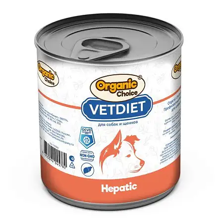 Купить organic Сhoice vet hepatic консервы для собак и щенков профилактика болезней печени