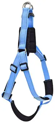 ZOOexpress Fresh Line шлейка быстросъемная с сеткой для собак, голубая