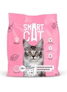 Smart Cat наполнитель для кошек силикагелевый лаванда